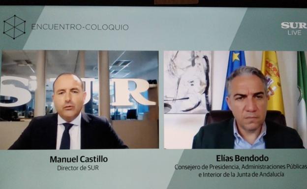 Elías Bendodo: «No queremos ninguna nueva normalidad, queremos la Andalucía de antes»