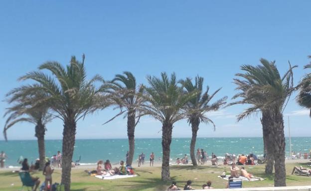 Málaga, en aviso amarillo este lunes por viento y fuerte oleaje