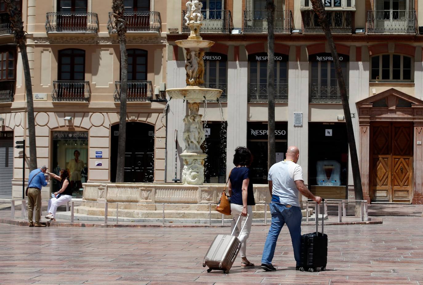 Málaga vive su último domingo en fase 2