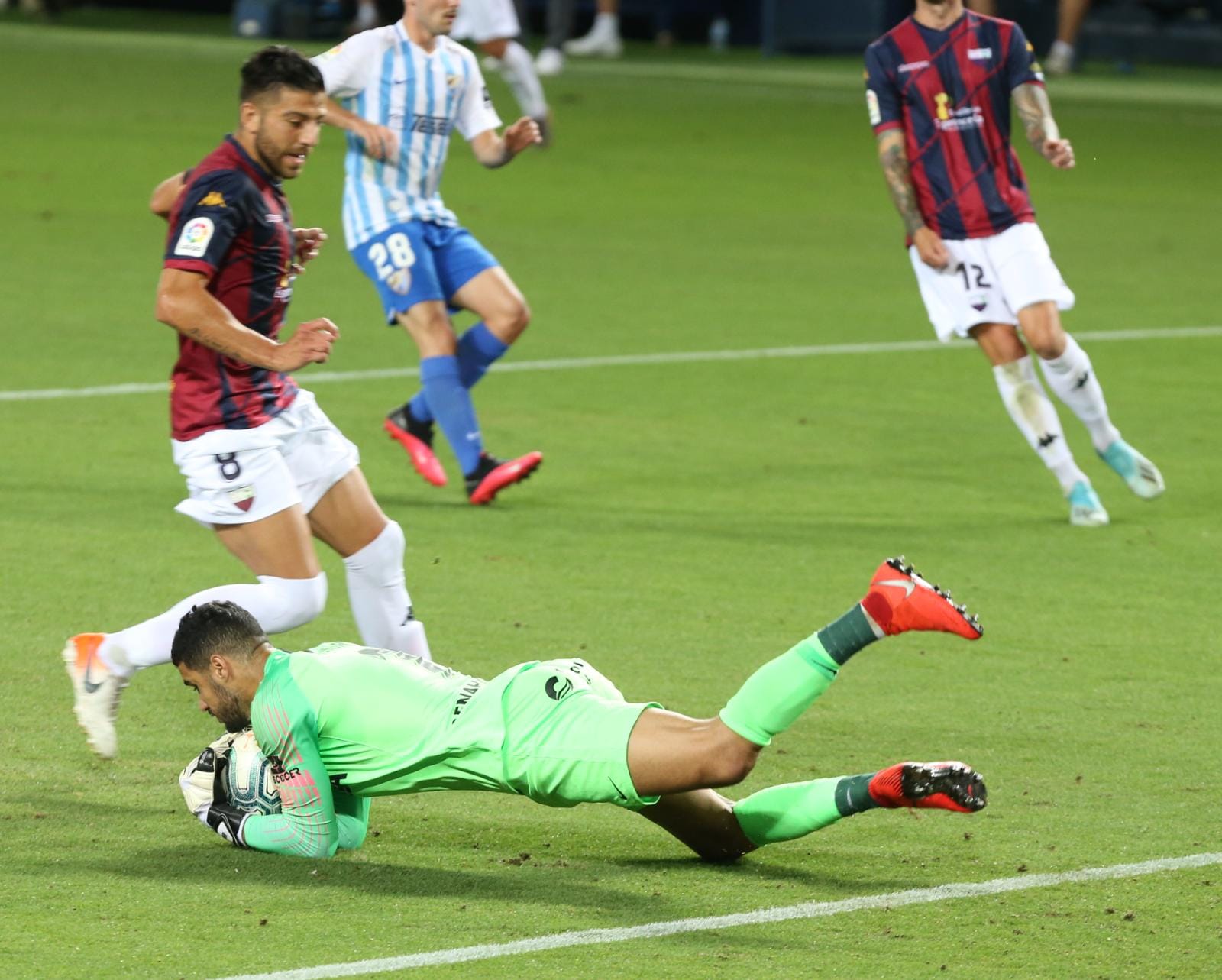 Las fotos del Málaga-Extremadura