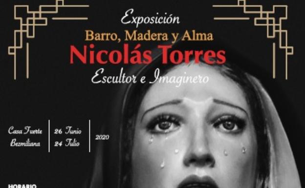 La Casa Fuerte Bezmiliana reabre con la exposición del imaginero Nicolás Torres 'Barro, Madera y Alma'