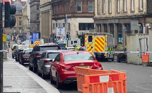 Abatido un atacante en el centro de Glasgow tras acuchillar al menos a tres personas