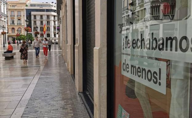 El Centro de Málaga está en coma