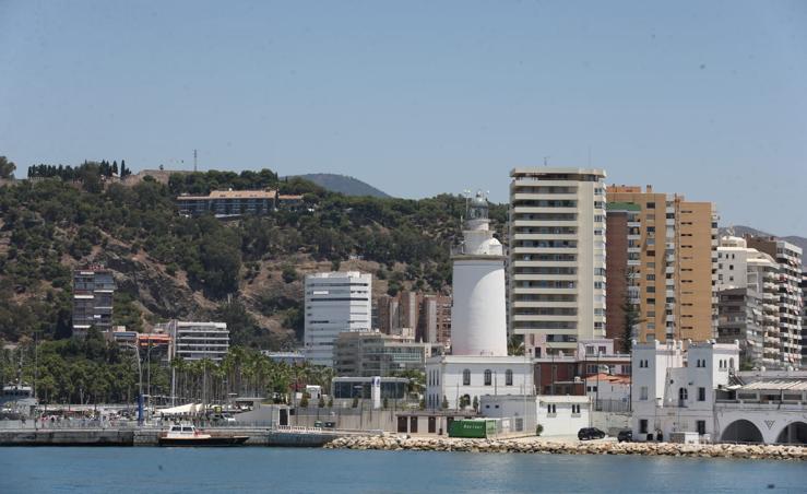 Vistas desde el Puerto de Málaga