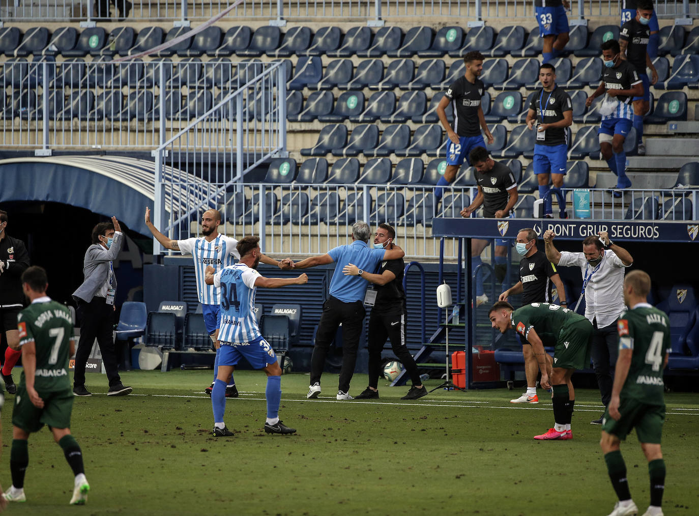 Descanso pleno en el Málaga para recuperar y ver al próximo rival en acción