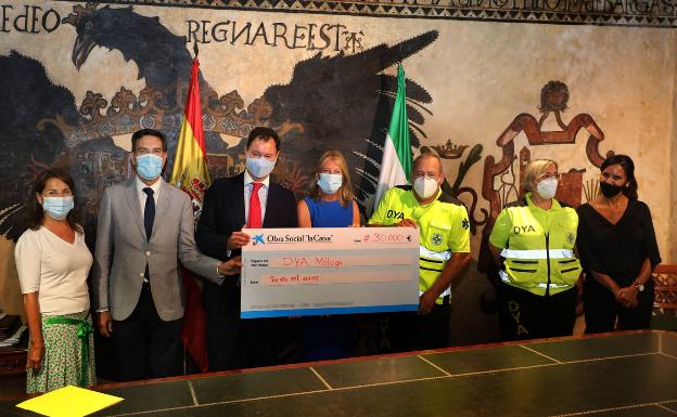 La Fundación La Caixa aporta 30.000 euros al programa municipal de garantía alimentaria de Marbella