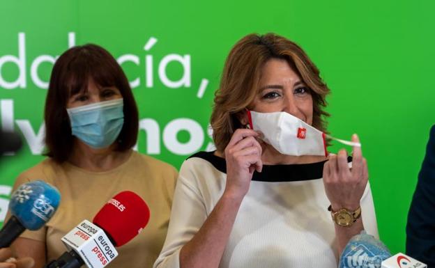 Susana Díaz critica la «irresponsabilidad, improvisación e indecisión» de Moreno que no se pone al frente de la crisis