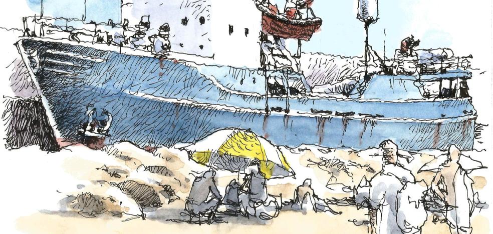 El horizonte de San Andrés