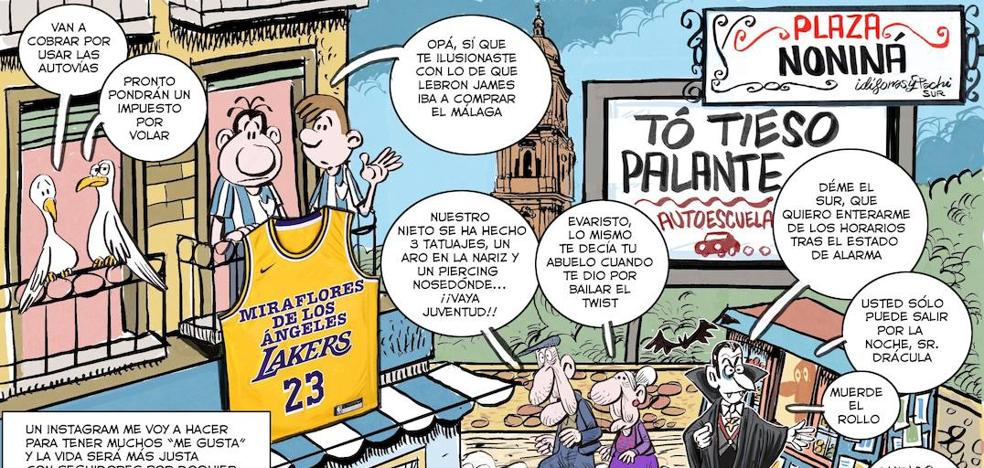 La plaza Noniná (08/05/2021): la 'actualidad' malagueña vista por Idígoras y Pachi