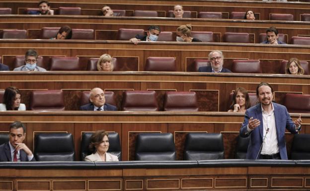 Iglesias avisa a Sánchez que no pactará los Presupuestos con PP y Cs