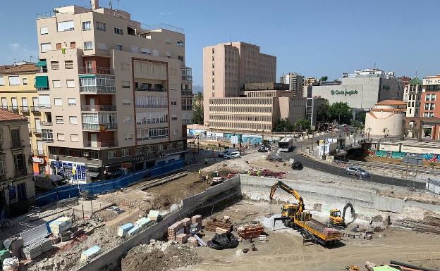 La obra del hotel de Moneo avanza en el 'parking' para estar lista a finales de 2021