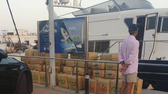 Beachgoers in Marbella witness luxury yacht being seized in drugs operation