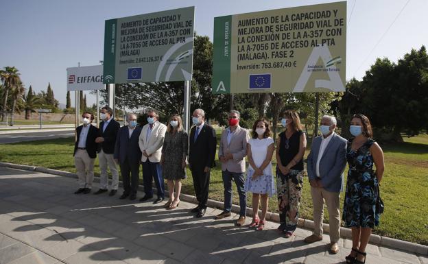 La última fase de las obras de mejora de los accesos al PTA ya está en marcha