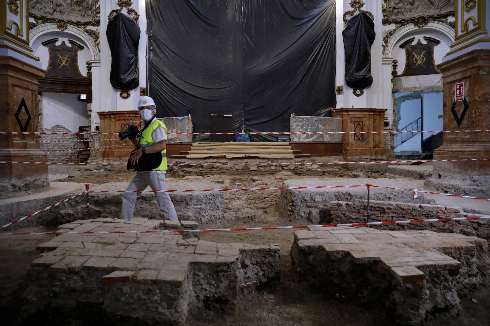 Así avanza la obra de la iglesia de los Santos Mártires