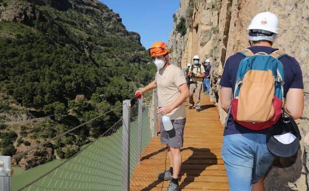 El Caminito del Rey roza el lleno de plazas ofertadas en julio
