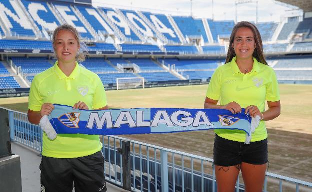 El Málaga renueva a Marina y a Lucía