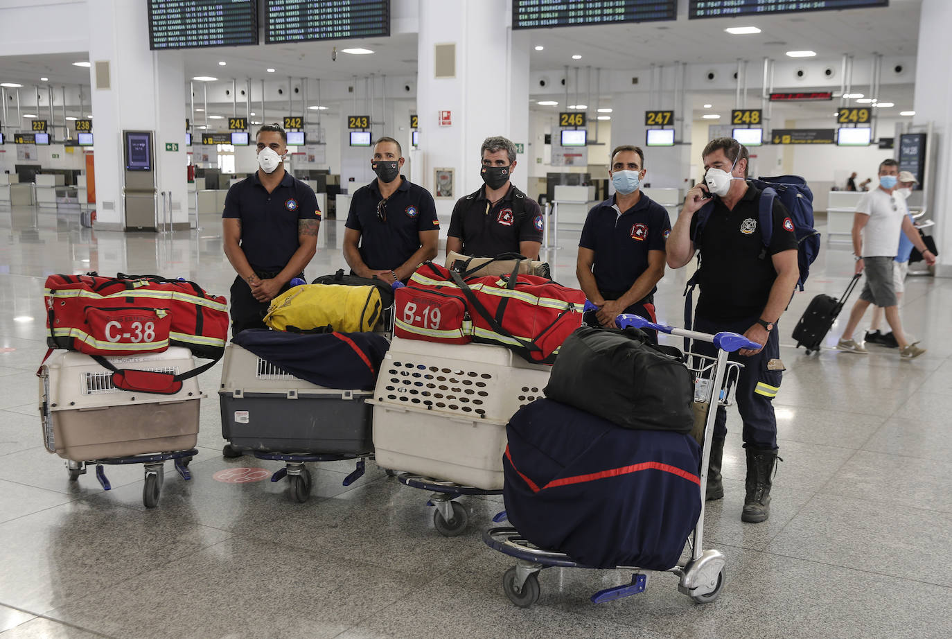 Bomberos malagueños parten para ayudar en Beirut