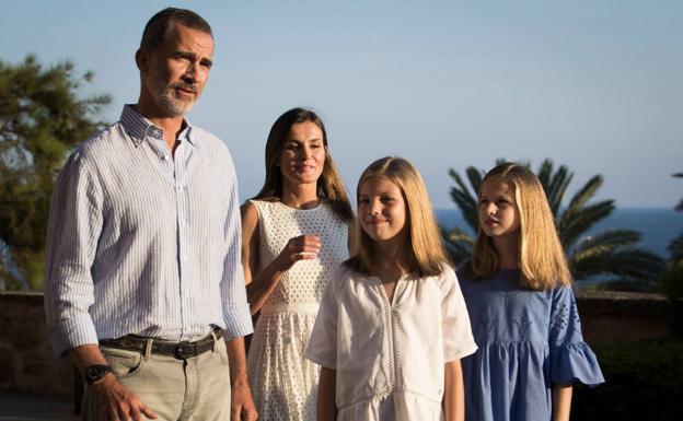 Los Reyes y sus hijas inician este fin de semana sus vacaciones en Palma