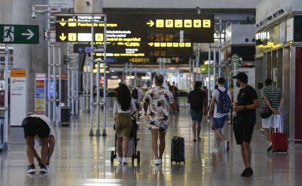 El aeropuerto de Málaga pierde más de ocho millones de pasajeros en los primeros siete meses del año