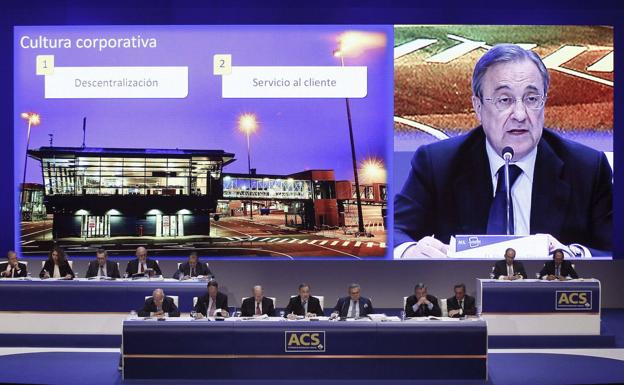 Abertis lastra el beneficio de ACS, que cae un 30,9%