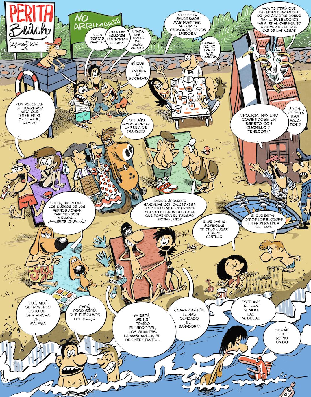 Perita Beach, el verano en Málaga según Idígoras y Pachi (15/08/2020)