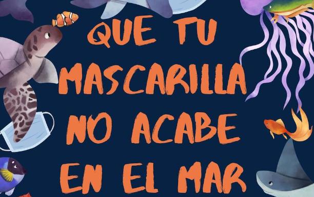 La Cofradía de Pescadores y la Asociación Juvenil Marbella es Más inician un campaña para evitar que las mascarillas acaben en el mar