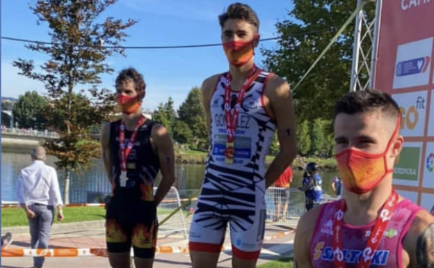 El malagueño Alberto González se proclama campeón de España de triatlón sprint en la categoría sub-23