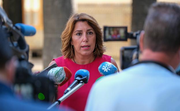 Susana Díaz exige la comparecencia de Juanma Moreno ante la «incertidumbre, inseguridad y miedo» por la pandemia