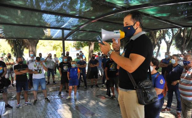 Policías se concentran en Málaga para apoyar al agente herido mientras perseguía a unos narcotraficantes en Algeciras