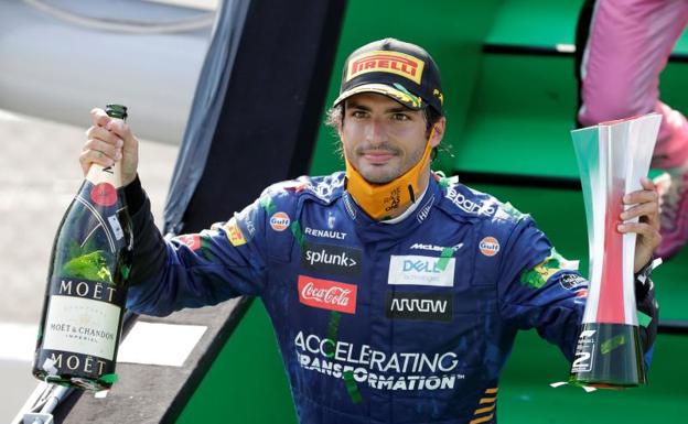 Carlos Sainz, la (casi) victoria que necesitaba Ferrari