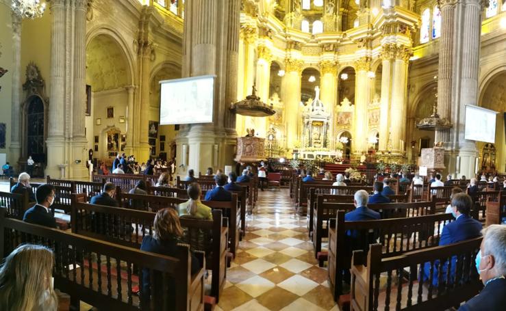 La misa estacional de la festividad de la Patrona de Málaga, en imágenes