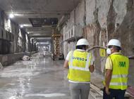 Diez empresas compiten por el montaje de las vías del metro en el Centro de Málaga