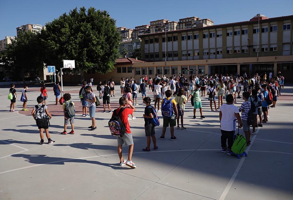 Una vuelta al cole en Málaga marcada la incertidumbre de la pandemia