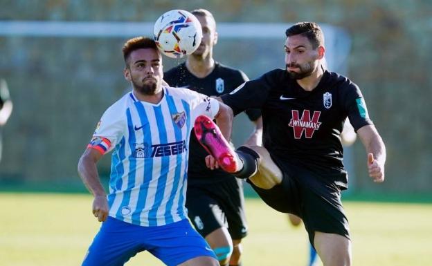 Ismael, el capitán más joven de la historia en el Málaga