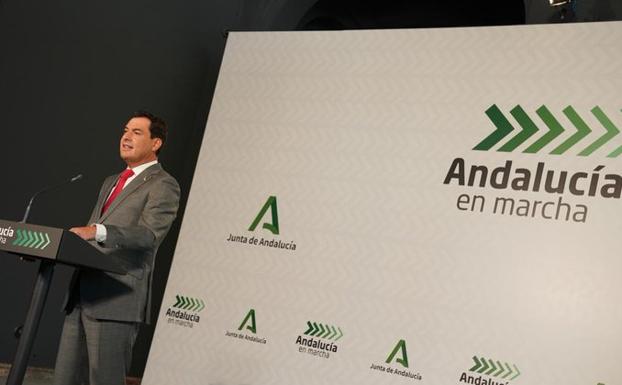 Moreno anuncia la inversión de 3.450 millones de euros en obra pública para dinamizar el empleo