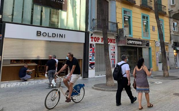 Oleada de cerrojazos en el Centro de Málaga