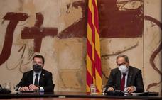 JxCat y ERC pactan la presidencia interina de Aragonès con funciones vigiladas