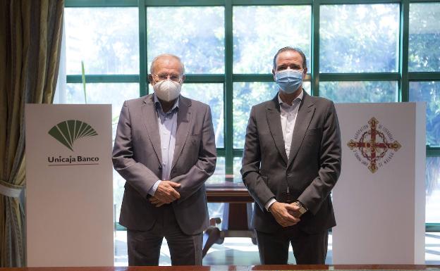 Unicaja Banco renueva su apoyo a las cofradías de la Semana Santa de Málaga
