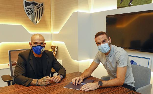 El central Lombán amplía su contrato con el Málaga hasta 2022