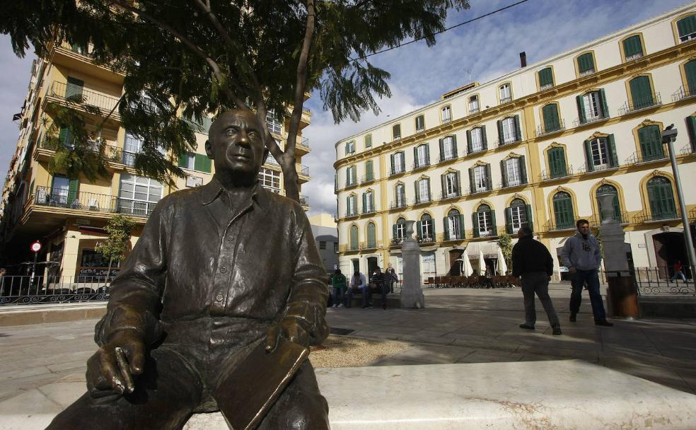 El intento fallido de bautizar la plaza de la Merced con el nombre de Picasso