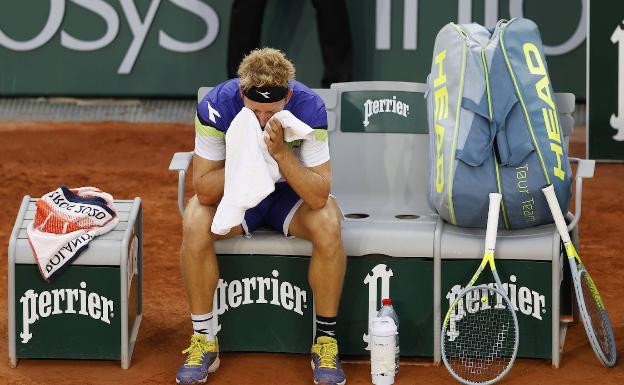 Digna caída de Davidovich en Roland Garros