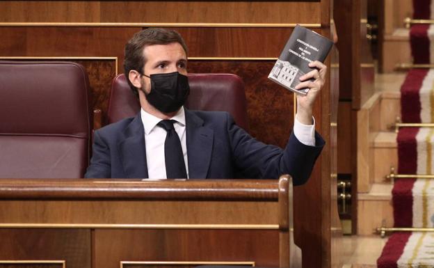 Casado avisa que Podemos quiere «socavar la democracia» como ha hecho Maduro