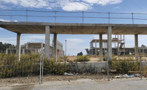 La Academia del Málaga, sin fecha para reanudar las obras en Arraijanal tras dos años paradas