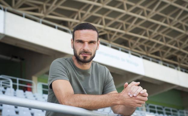 Lombán, Luis Muñoz, Escassi e Ismael, los capitanes de la plantilla malaguista