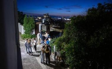 Botellón en el Mirador de La Churra./A. AGUILAR