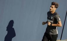 Luis Muñoz, en un entrenamiento./malagacf.com