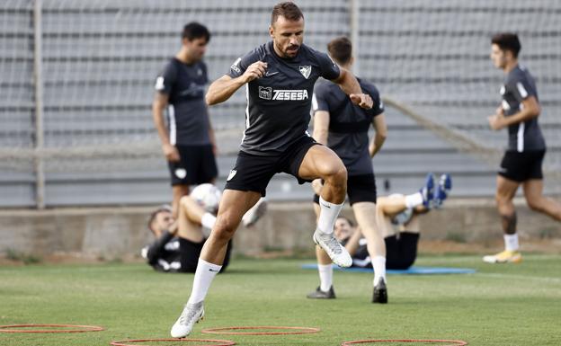 El Málaga recupera a Orlando Sá de cara a una semana con dos partidos consecutivos