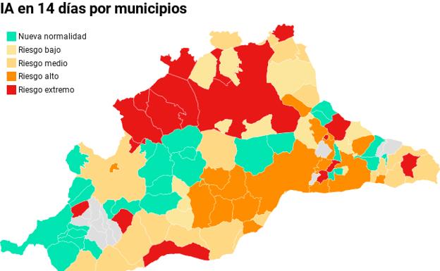 Campillos, Antequera y Marbella, municipios de más de 5.000 habitantes en mayor riesgo por incidencia acumulada en el nuevo semáforo del Gobierno