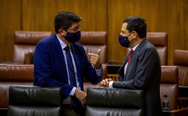 Dirigentes nacionales de PP y Cs llaman a Vox a no quebrar la estabilidad del Gobierno en Andalucía