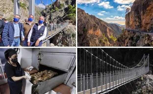 Puente colgante en el 'Caminito del Rey' de la Axarquía: todo lo que debes saber